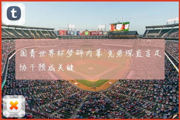 国青世界杯梦碎内幕 克劳琛直言足协干预成关键